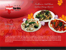 Tablet Screenshot of maplegardenhawaii.com